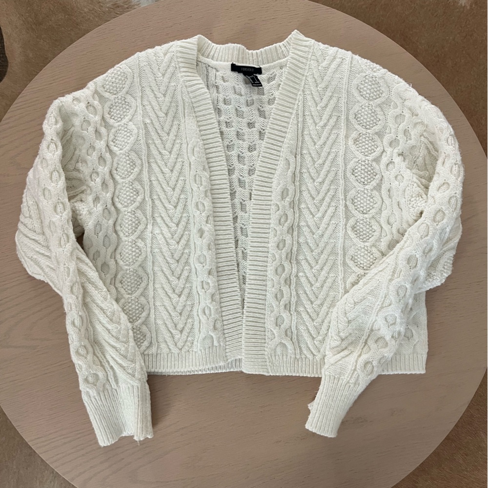 Cable knit Cardigan